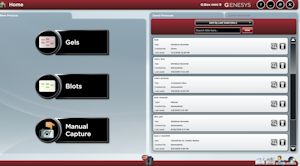 GeneSys home screen